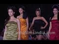 Dia Mirza Priyanka Chopra Celina Jaitely And Mahek Chahal Walk The Ramp Together