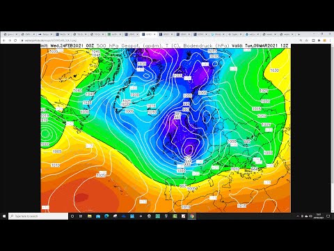 Ten Day Forecast: Cold And Stormy Second Week Of March? (24-02-21)