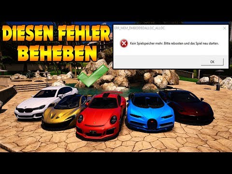 GTA 5 FEHLER BEHEBEN [ KEIN SPIELSPEICHER MEHR! BITTE REBOOTEN UND DAS SPIEL NEU STARTEN ]