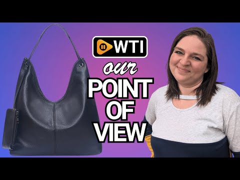 Genuine Leather Large Hobo Shoulder Bag Slouchy Handbag for Work - WTI product video review
