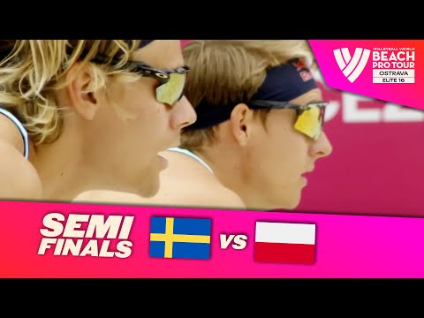 Åhman/Hellvig vs. Bryl/Łosiak - Semi Final Highlights | Ostrava 2025 #BeachProTour