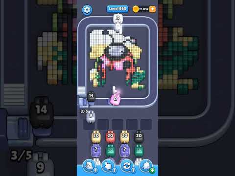 Pixel Flow Level 663 Walkthrough