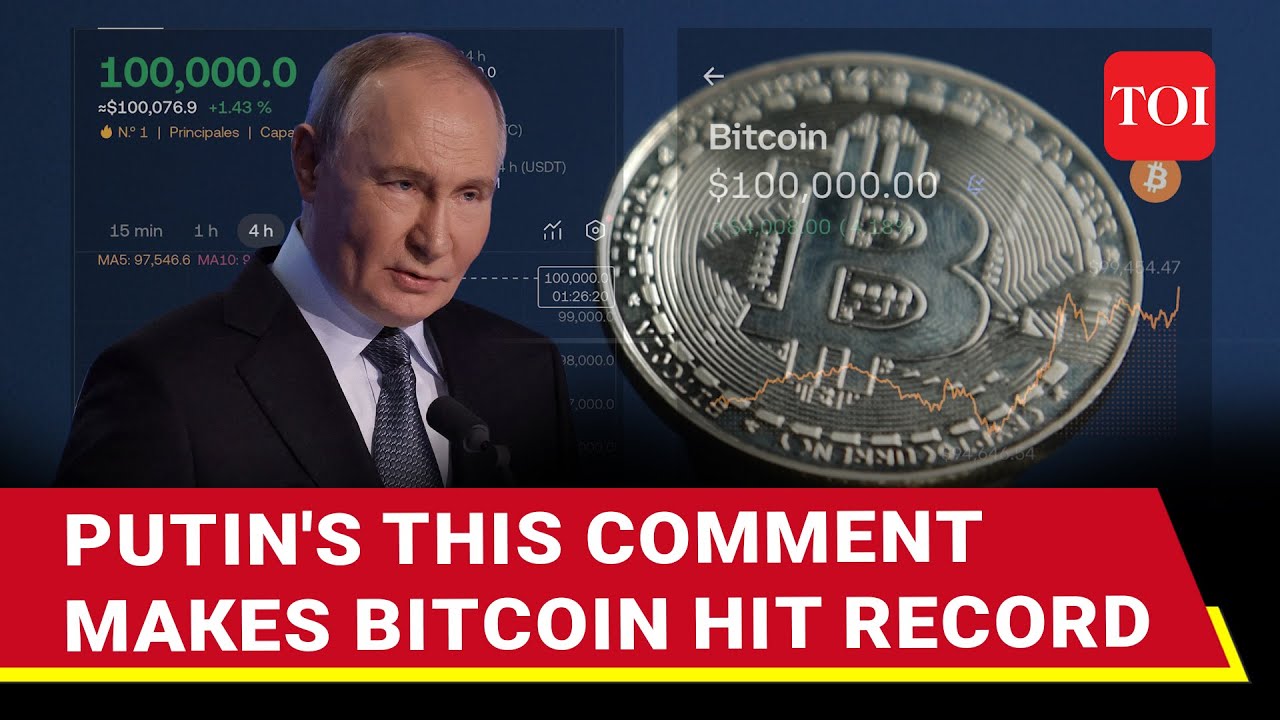 Putin's One Comment Triggers Bitcoin Euphoria; Value Exceeds $100,000 For First Time