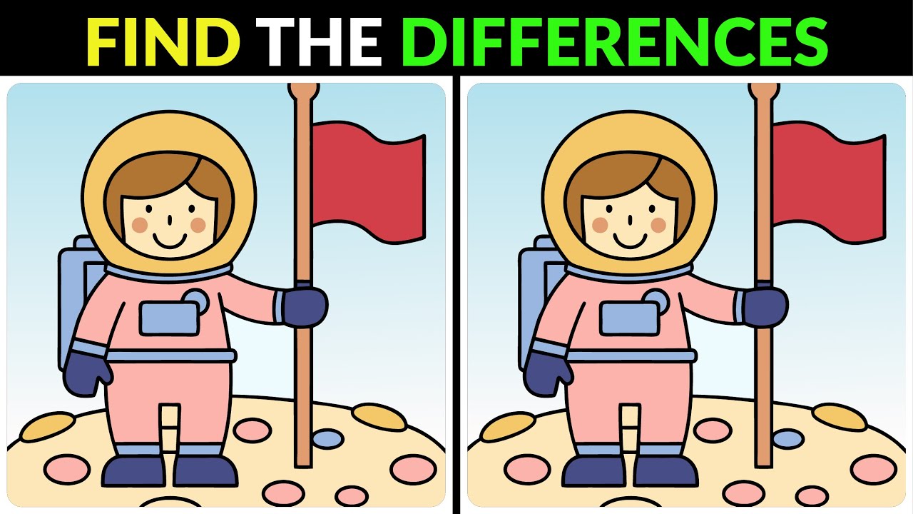 Can You Find All the Differences? Test Your Brain with Fun 'Spot the Difference' Puzzles! || No - 96