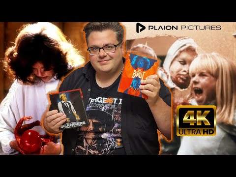 David Cronenberg's SCANNERS & DIE BRUT 4K-UHD/Blu-Ray Mediabooks Plaion Pictures Horrorklassiker