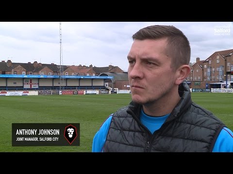 Gainsborough Trinity 1-0 Salford City - Anthony Johnson post-match interview