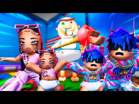 ESCAPING BABY BOBBY DAYCARE WITH BABY RAY & YKM! (Roblox)