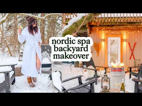 nordic-inspired backyard makeover to treat my seasonal depression