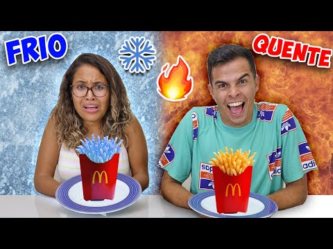 FRIO VS QUENTE! - (DESAFIO ÉPICO)
