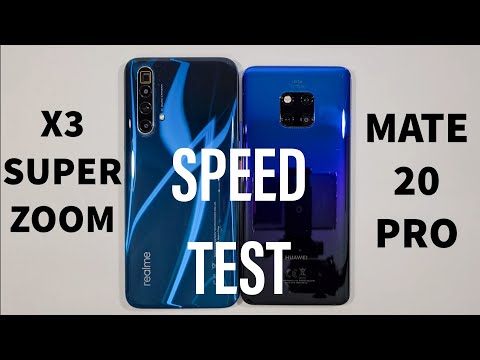 Realme X3 SuperZoom vs Huawei Mate 20 Pro Speed Test