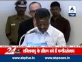 Panneerselvam sworn in as CM, broke down during.