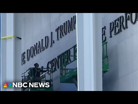 Federal judge blocks Trump from officially renaming Kennedy Center