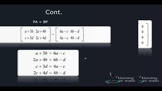 Similarity Of Matrices
