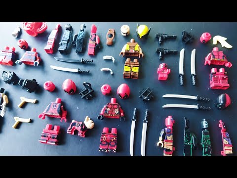LEGO DEADPOOL VS WOLVERINE | LADYPOOL, VENOMPOOL, ZOMBIEPOOL, EVILPOOL | LEGO UNOFFICIAL