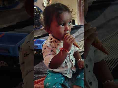 saharsh ice cream eating 😃