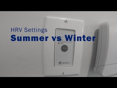 HRV Settings: Summer vs. Winter
