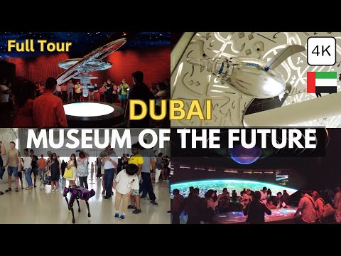 Dubai Museum of the Future (full tour) The Most Beautiful Building in the World |  4K Travel 🇦🇪
