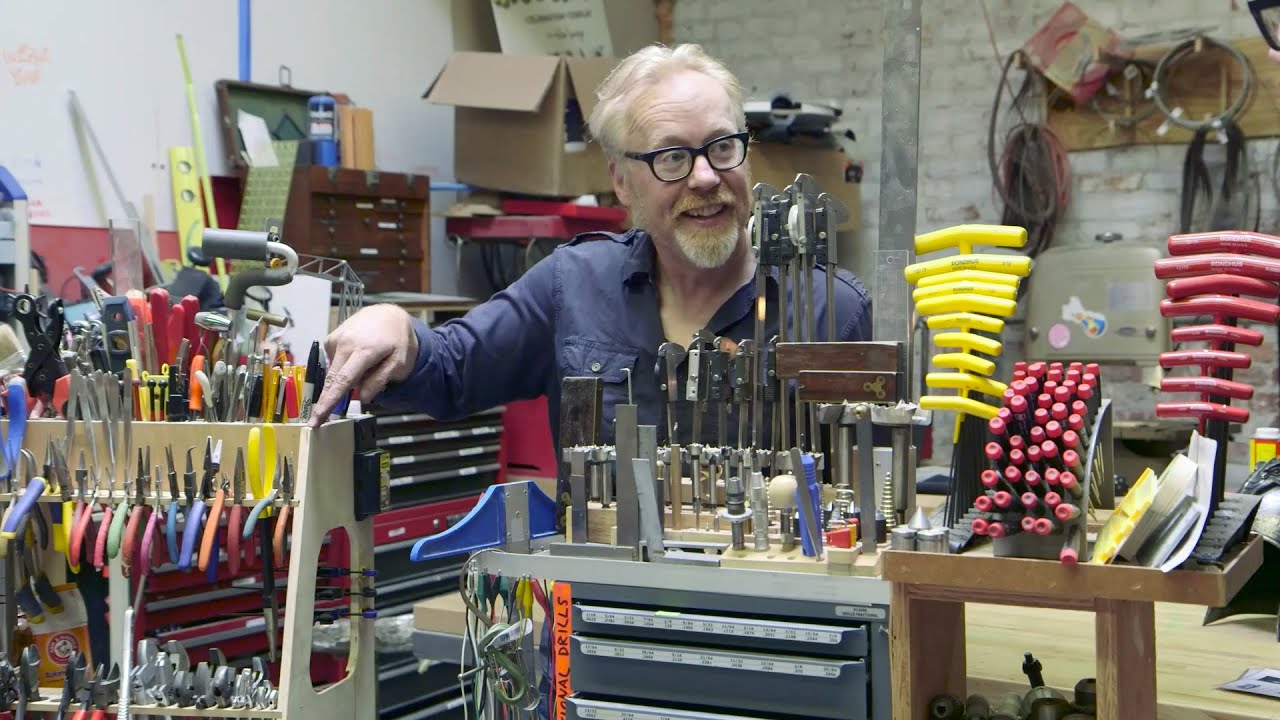 Adam Savage's Custom Tool Storage Stands