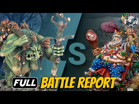 ⚔️ WAR OF WITS! Troll Horde vs Ogre Kingdoms | Old World Full Battle Report ⚔️