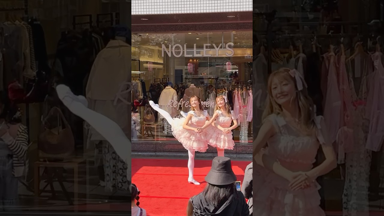 自由が丘さくら祭りでのパフォーマンスを少しだけ🩰🌸#バレエ #バレエダンサー #葦笛の踊り#balletdancer #ballet #自由が丘