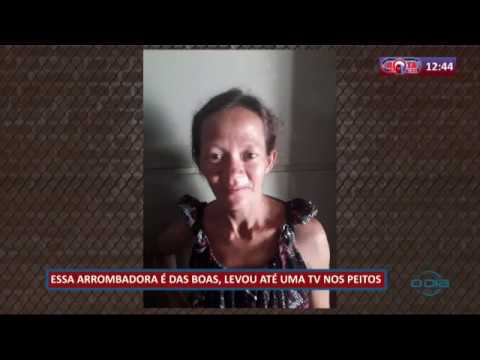 Arrombadora leva tv de hotel por baixo da blusa (29 05 20)