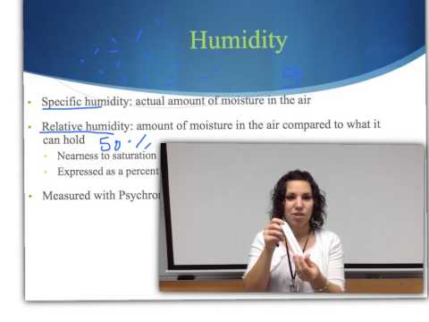 Weather Instruments and Humidity (Earth Science)