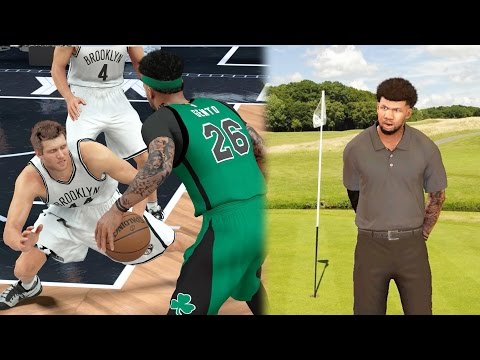 NBA 2k17 MyCAREER Playoffs - Golf With Legend! Denver On Fire + Triple Ankle Breakers!! QFG3 Ep. 94