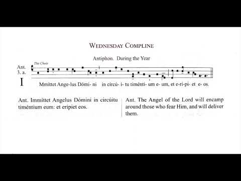 Antiphon "Immittet Angelus Domini" for Wednesday Compline