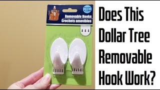 Does the Dollar Tree Version of a Command Hook Actually Work