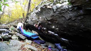 Video thumbnail of Off the Rails, V9. Cowell