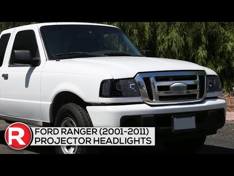 Spec-D Projector Headlights Ford Ranger (2001-2011) Black / Clear / Smoke - Features & Specs Review