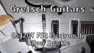 Video thumbnail for Great Sounding Guitar - Gretsch G5420T FSR Electromatic Silver Sparkle by Mitch Ross Music