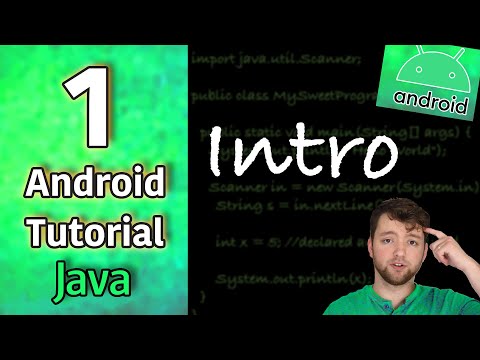 Android App Development Tutorial 1 Introduction | Java