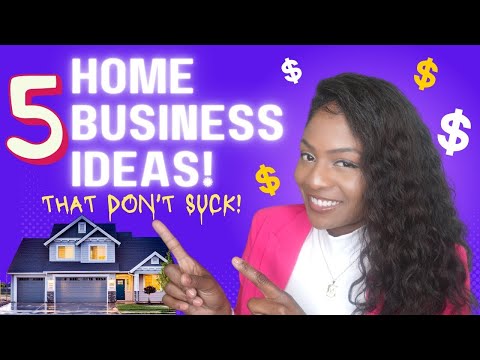 , title : '💰5 Home Based Business Ideas That DON'T SUCK!