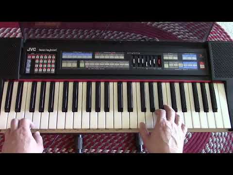 1986 JVC KB-600N Digital Stereo Keyboard PCM Drum Machine (Lowrey V-600)