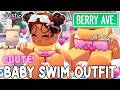 Cutest Baby Girl SWIMSUIT BEACH DAY OUTFITS TUTORIAL For Berry Avenue