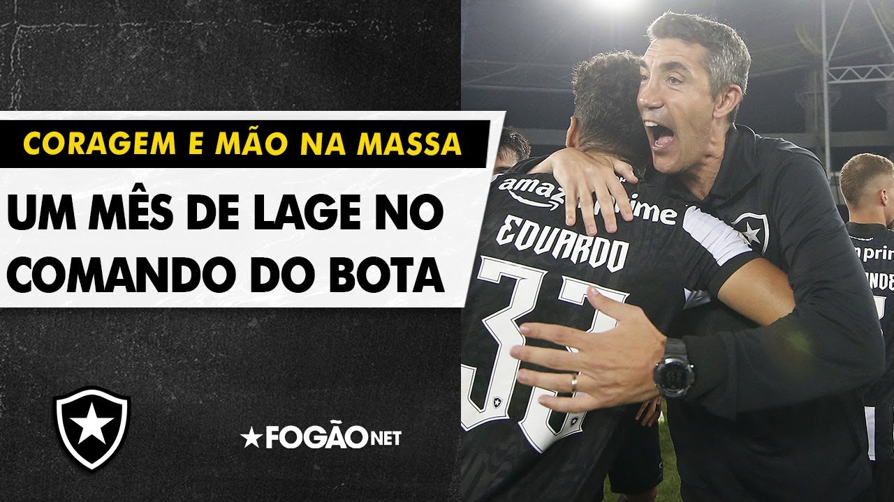 VÍDEO: Bruno Lage completa um mês de Botafogo com aproveitamento de 75% no Brasileirão, testes e decisões corajosas