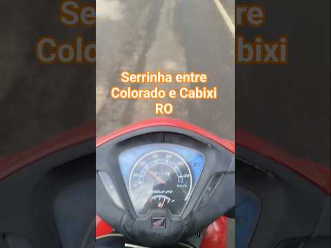 mais uma aventura de moto estrada de Colorado a Cabixi RO muitas curvas e serras ...