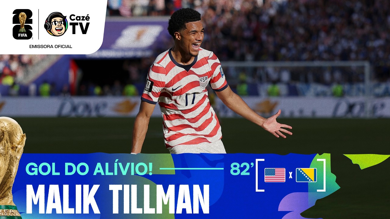 O GOL DO ALÍVIO! TILLMAN AMPLIA DE FALTA PARA OS EUA E ENCAMINHA A VAGA!
