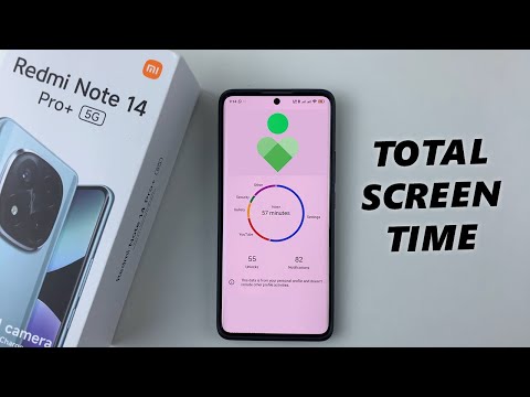 How To Check Total Screen Time ON Redmi Note 14 / 14 Pro+