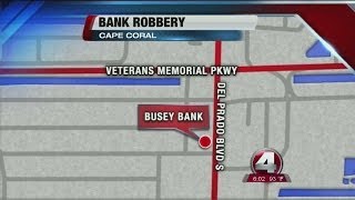 Cape Coral police investigating bank robbery
