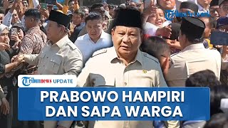 Momen Prabowo Salami Warga saat Tinjau KMP di Klaten, Ribuan Orang Rela Menunggu sejak Pagi