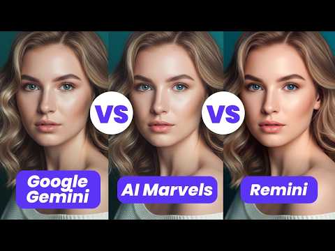 3 Best Photo Enhancer APP Compared | Google Gemini VS AI Marvels VS Remini