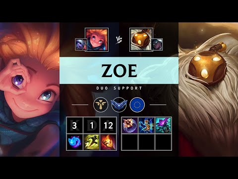 Zoe Support vs Bard - EUW Diamond Patch 25.11