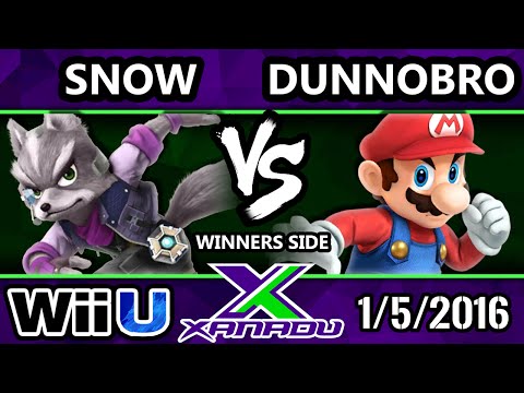 S@X 131 - DunnoBro (Mario) Vs. Snow (Fox) SSB4 Tournament - Smash Wii U - Smash 4