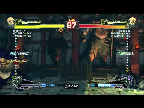 mugen-TK [Gouken] vs. K6666-N [Gouken] | SSF4 Arcade Edition
