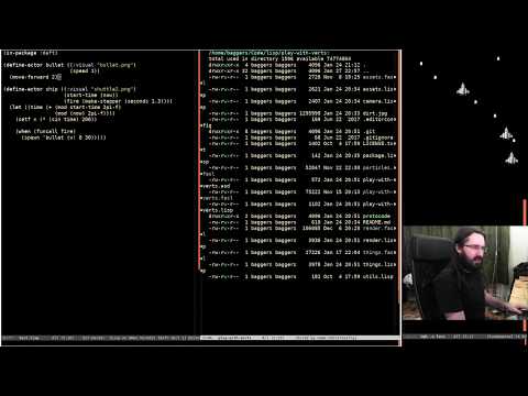 Pushing Pixels with Lisp - Episode 29 - Daft 2D Engine (Part 2)