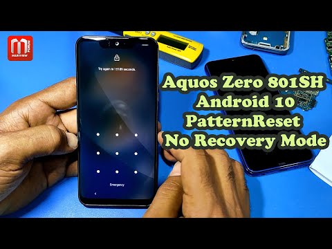 Aquos Zero 801SH Android 10 Hard Reset No Recovery Mode