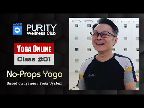 LIVE Yoga Class #01 | Iyengar Yoga | Zoom Yoga | Yoga Without Props | Yoga for Beginners
