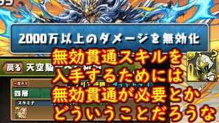 無効貫通スキル入手のために無効貫通が必要な天空騎士への挑戦
